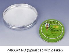 Aluminum-spiral-cap